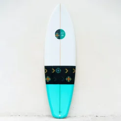 OXBOW Surf|Surf-Board ZAKA - Twin fin Diams 6’3 Lagon Fluo