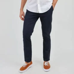 OXBOW Essentials|Clothing-Chino pants REANO - Deep Marine