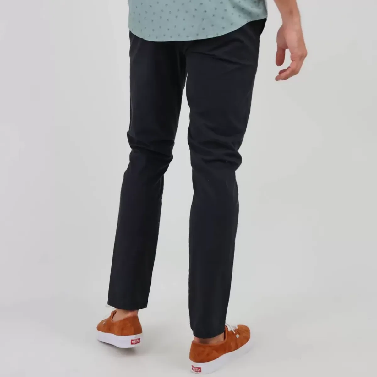 OXBOW Essentials|Pants, Jeans-Chino pants REANO - Noir Black