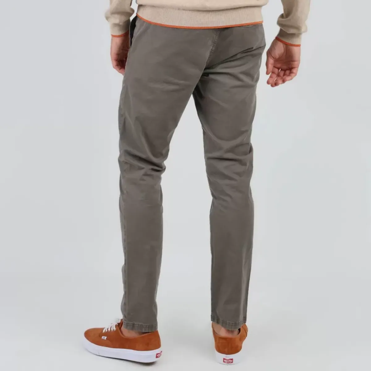 OXBOW Essentials|Pants, Jeans-Chino pants REANO - Vetiver