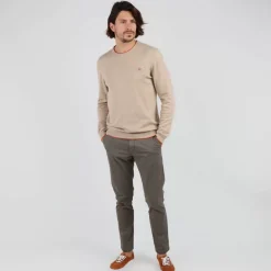 OXBOW Essentials|Pants, Jeans-Chino pants REANO - Vetiver