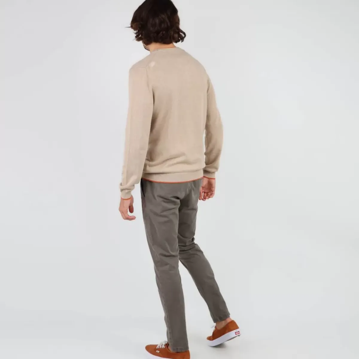 OXBOW Essentials|Pants, Jeans-Chino pants REANO - Vetiver