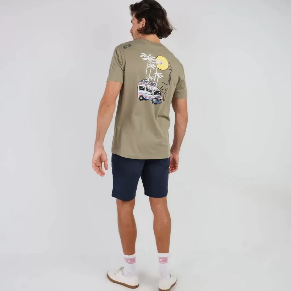 OXBOW Shorts-Chino shorts ONAGHO - Deep Marine