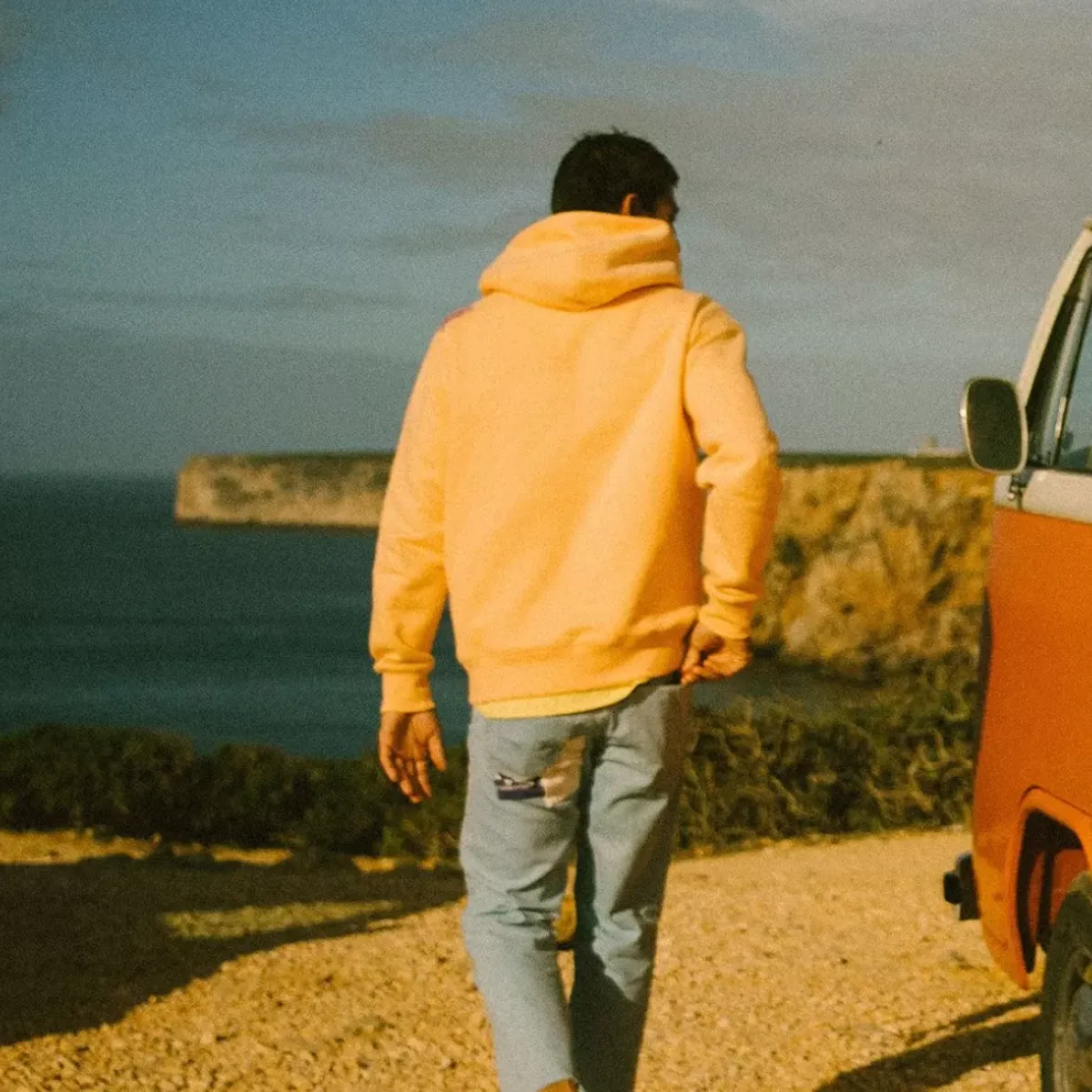 OXBOW Sweatshirt|Clothing-COLLECTOR Sweatshirt STUART - Abricot Solarisé Solarized Abricot