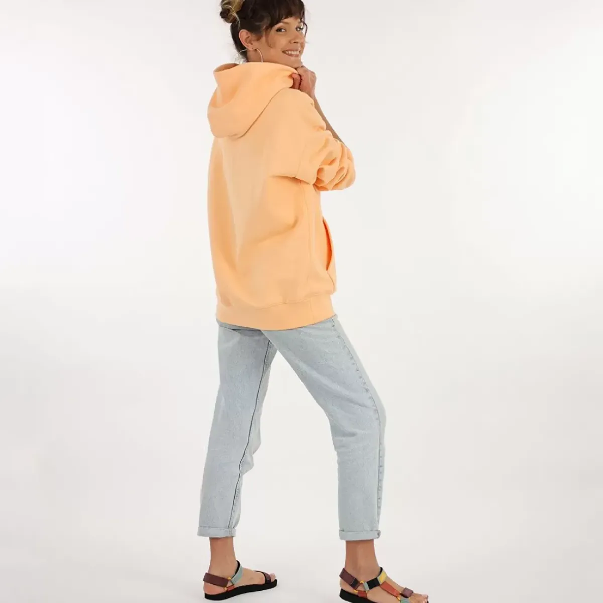 OXBOW Sweatshirt|Clothing-COLLECTOR Sweatshirt STUART - Abricot Solarisé Solarized Abricot