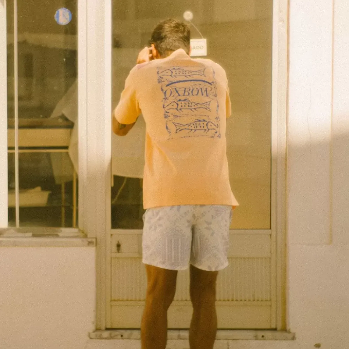 OXBOW Tee-Shirt, Top|Clothing-COLLECTOR Tee-Shirt FABRICE - Abricot Solarisé Solarized Abricot