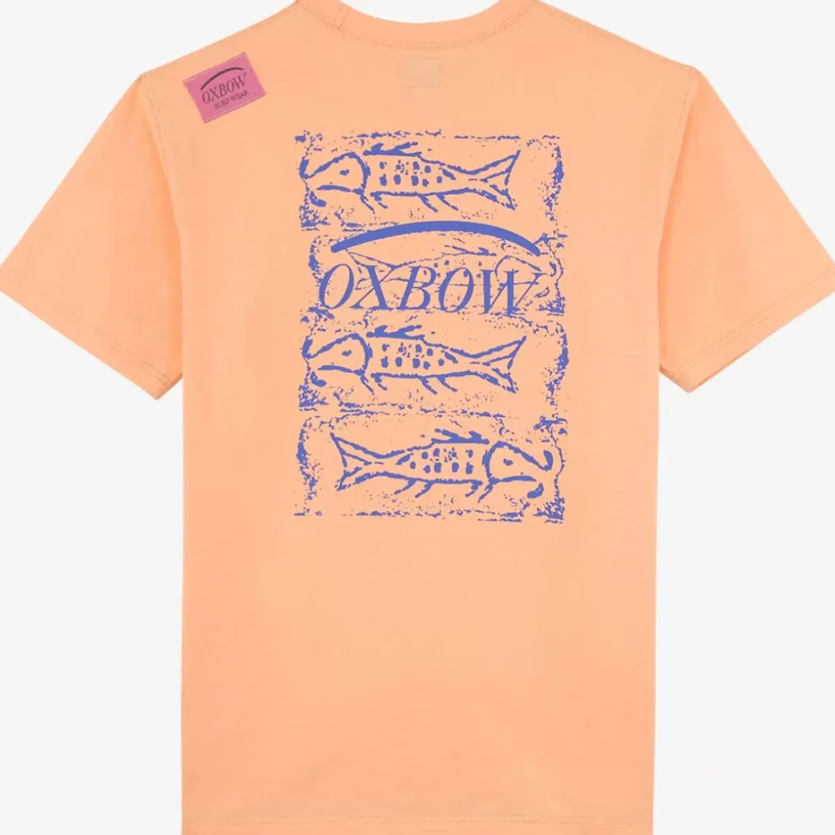 OXBOW Tee-Shirt, Top|Clothing-COLLECTOR Tee-Shirt FABRICE - Abricot Solarisé Solarized Abricot