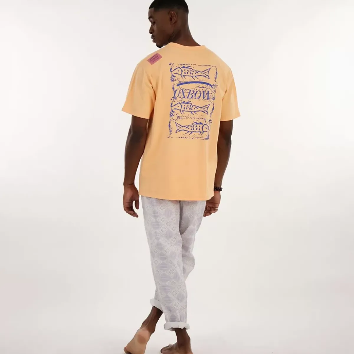 OXBOW Tee-Shirt, Top|Clothing-COLLECTOR Tee-Shirt FABRICE - Abricot Solarisé Solarized Abricot