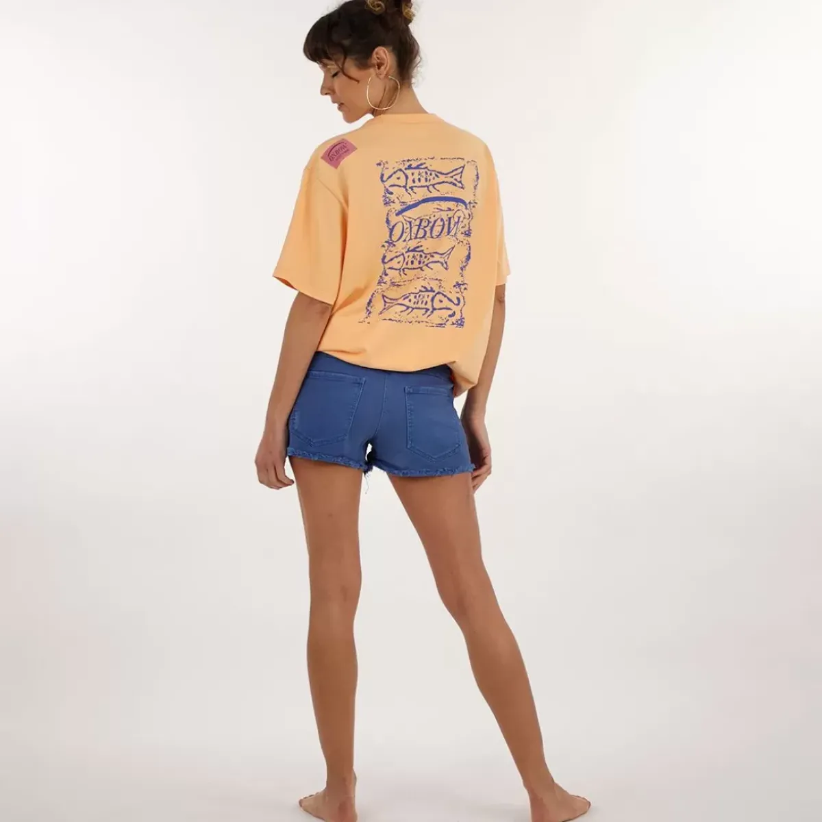 OXBOW Tee-Shirt, Top|Clothing-COLLECTOR Tee-Shirt FABRICE - Abricot Solarisé Solarized Abricot