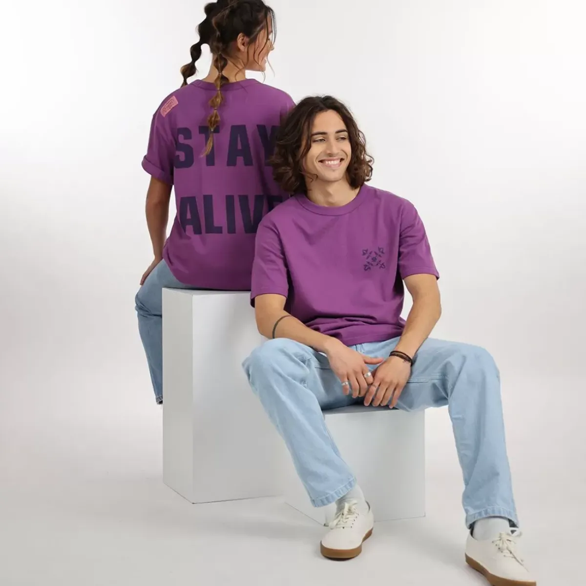 OXBOW Tee-Shirt, Top|Clothing-COLLECTOR Tee-Shirt FABRICE - Purple