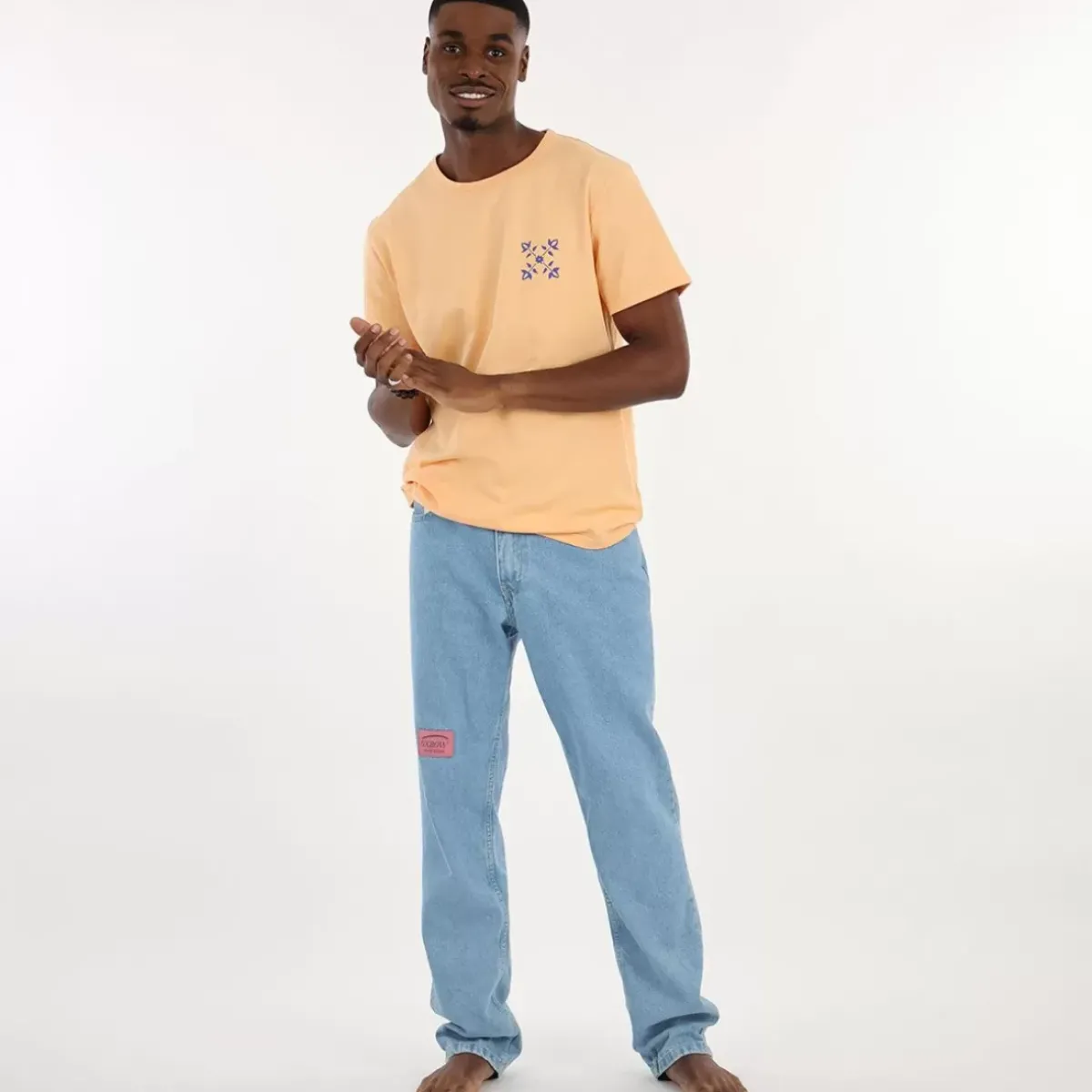 OXBOW Tee-Shirt, Top|Clothing-COLLECTOR Tee-Shirt PIERRE - Abricot Solarisé Solarized Abricot