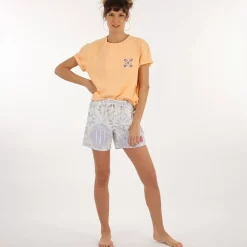 OXBOW Tee-Shirt, Top|Clothing-COLLECTOR Tee-Shirt PIERRE - Abricot Solarisé Solarized Abricot