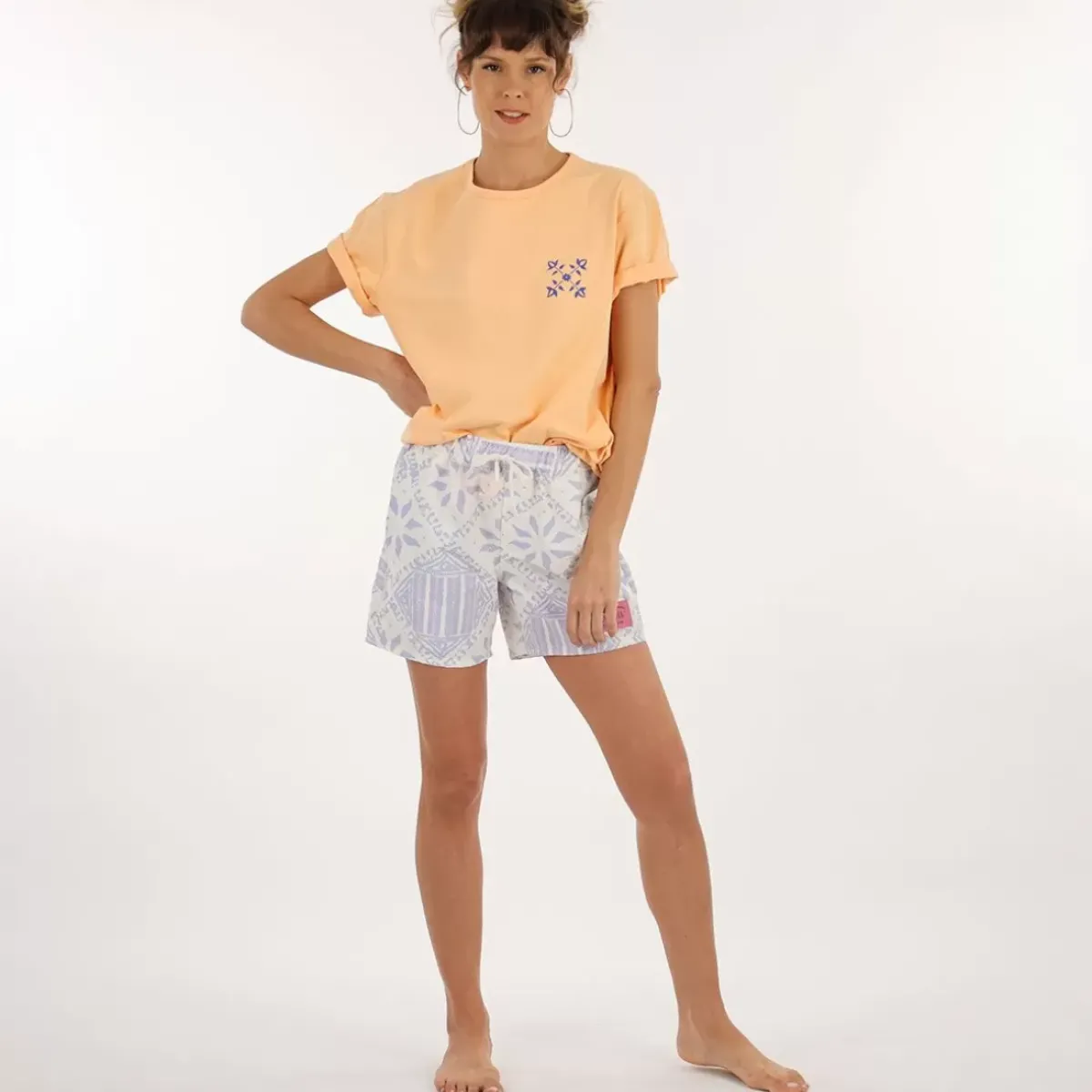 OXBOW Tee-Shirt, Top|Clothing-COLLECTOR Tee-Shirt PIERRE - Abricot Solarisé Solarized Abricot