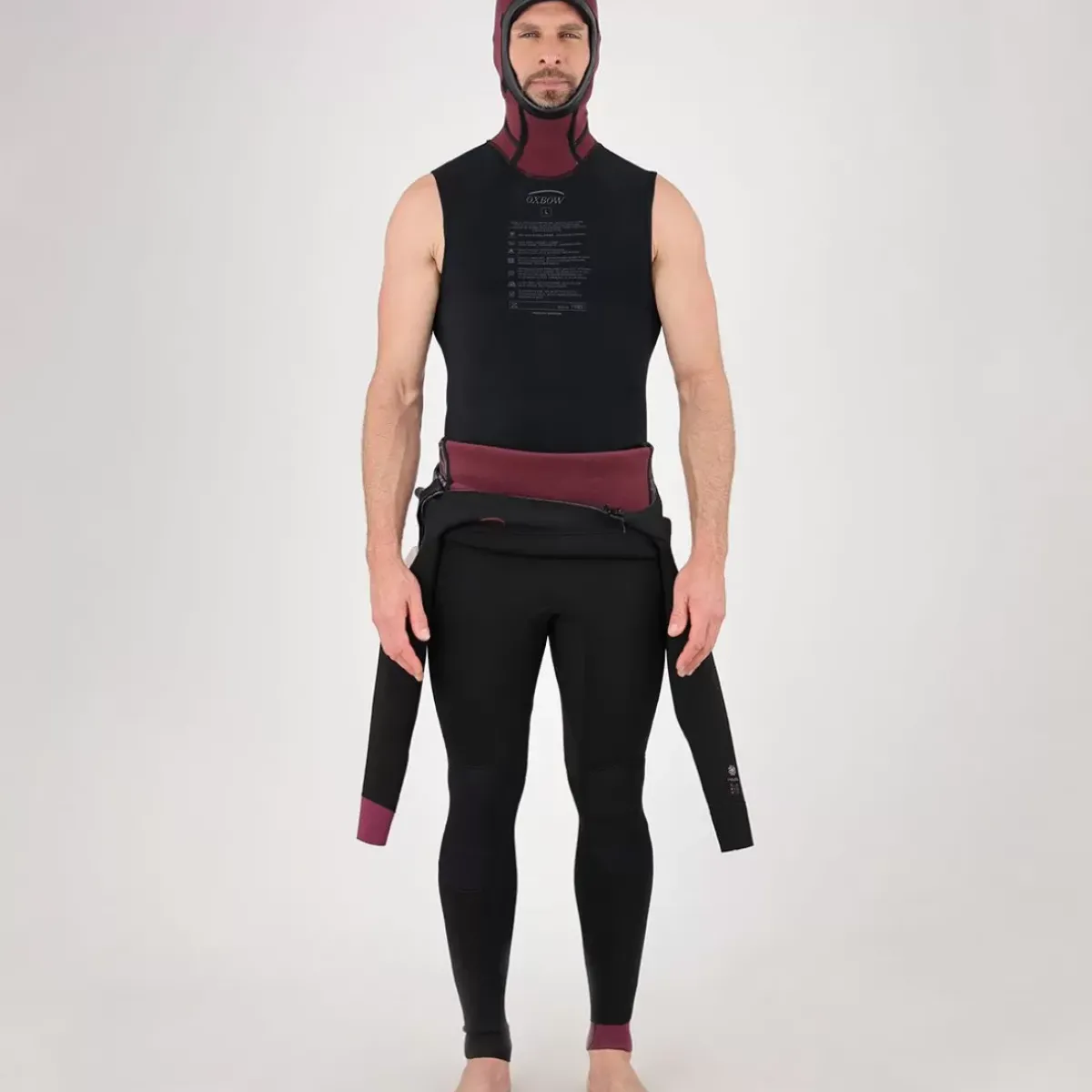 OXBOW Surf Accessories|Surf-Hood tank top WUIDEL - Noir Black