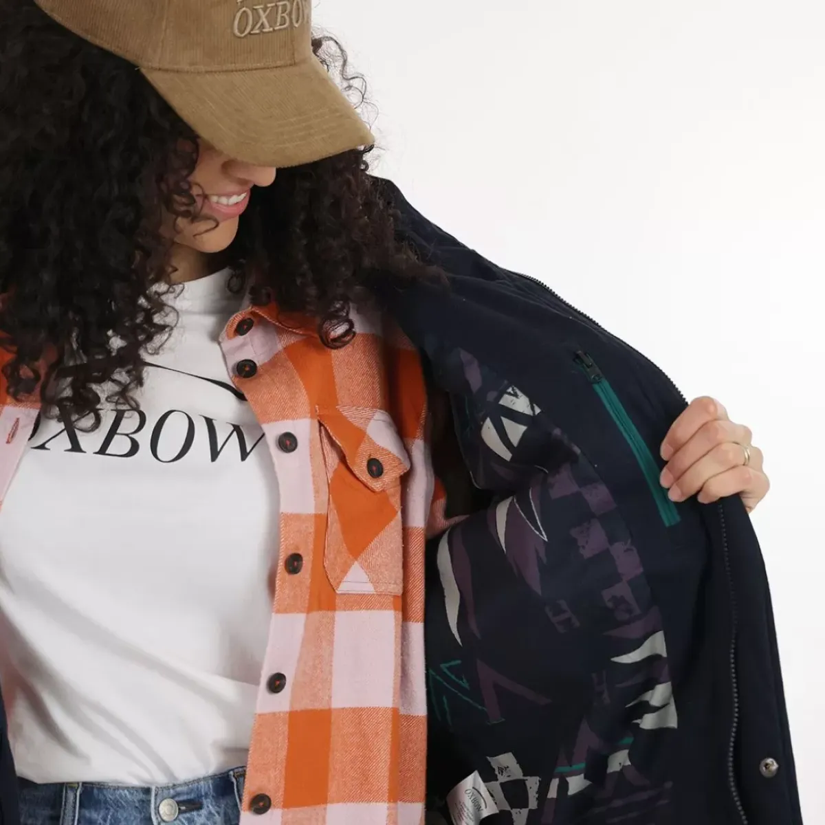 OXBOW Jacket, Coat-Jacket JANVAS - Deep Marine