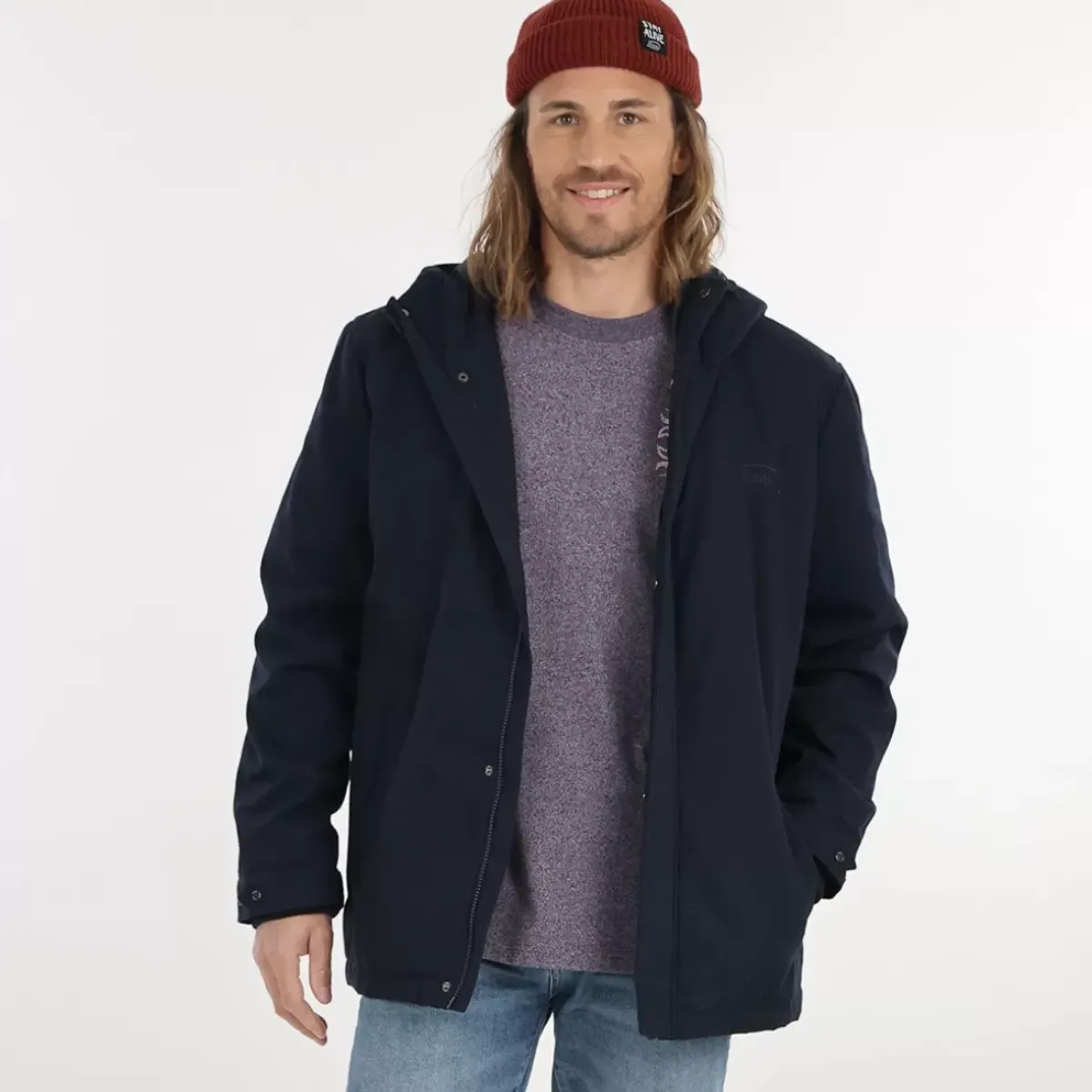 OXBOW Jacket, Coat-Jacket JANVAS - Deep Marine