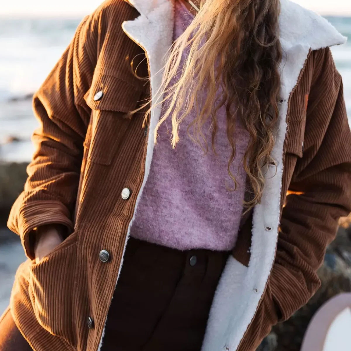OXBOW Jacket, Coat-Jacket JESSIE - Ecorce