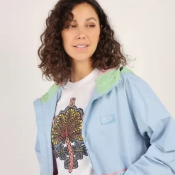 OXBOW Jacket, Coat-Jacket JOAQUIM - Light Blue