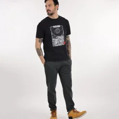 OXBOW Pants, Jeans-Jog pants RISPA - Anthracite Chiné Heather Anthracite