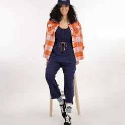 OXBOW Pants, Jeans-Jumpsuit BRIANNA - Navy
