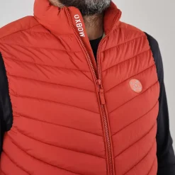 OXBOW Jacket, Coat-Sleeveless down jacket JELKOR - Paprika