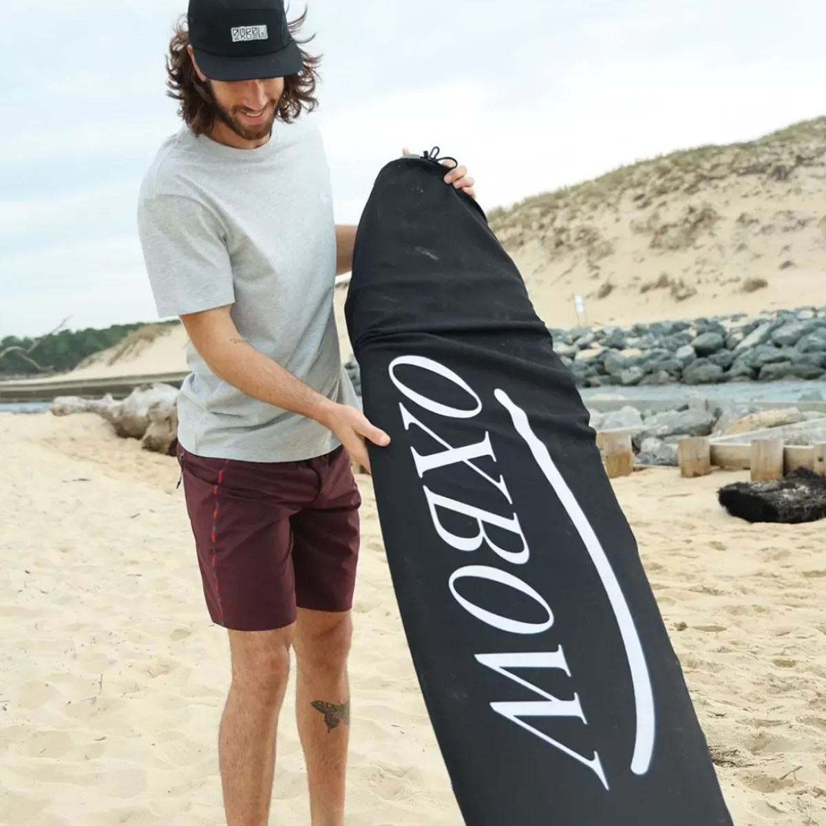 OXBOW Surf Accessories|Surf-Surf sock FLECHU - Noir Black