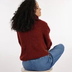 OXBOW Sweater-Sweater PALLY - Grenat