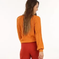 OXBOW Sweater-Sweater PEGASE - Ocre