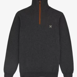 OXBOW Sweater, Cardigan-Sweater PENZI - Noir Chiné Heather Black