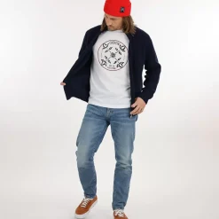 OXBOW Sweater, Cardigan-Sweater PERALF - Deep Marine