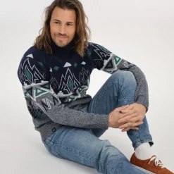 OXBOW Sweater, Cardigan-Sweater PERMAG - Deep Marine