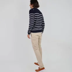 OXBOW Essentials|Sweater, Cardigan-Sweater PEROM - Deep Marine Chiné Heather Deep Marine