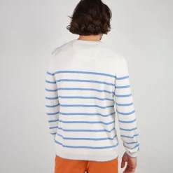 OXBOW Essentials|Sweater, Cardigan-Sweater PEROM - Sel Chiné Heather Salt