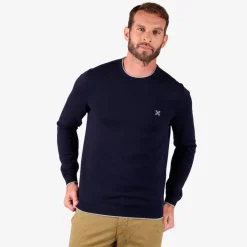 OXBOW Essentials|Sweater, Cardigan-Sweater PERONI - Deep Marine Chiné Heather Deep Marine