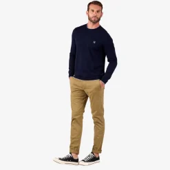 OXBOW Essentials|Sweater, Cardigan-Sweater PERONI - Deep Marine Chiné Heather Deep Marine