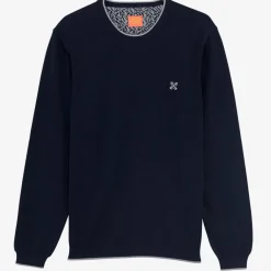 OXBOW Essentials|Sweater, Cardigan-Sweater PERONI - Deep Marine Chiné Heather Deep Marine