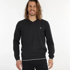 OXBOW Essentials|Sweater, Cardigan-Sweater PIVEGA - Noir Chiné Heather Black