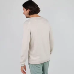 OXBOW Sweater, Cardigan|Clothing-Sweater PIVEGA - Vanilla Chiné Vanilla Chinu00e9