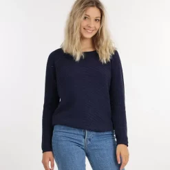 OXBOW Sweater|Clothing-Sweater PORTELLEN - Navy