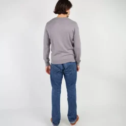 OXBOW Essentials|Sweater, Cardigan-Sweater PREVIO - Gris Cendre Ash Grey