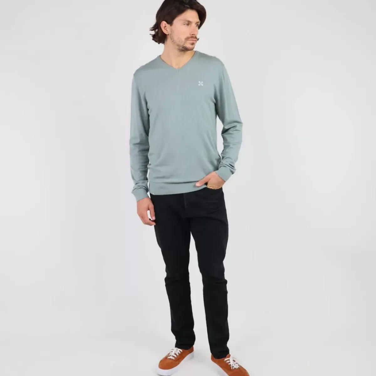 OXBOW Essentials|Sweater, Cardigan-Sweater PREVIO - Iguane