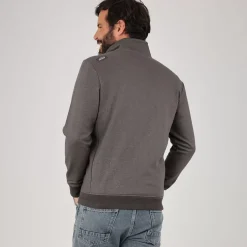 OXBOW Essentials|Sweatshirt-Sweatshirt SAKOP - Anthracite Chiné Heather Anthracite