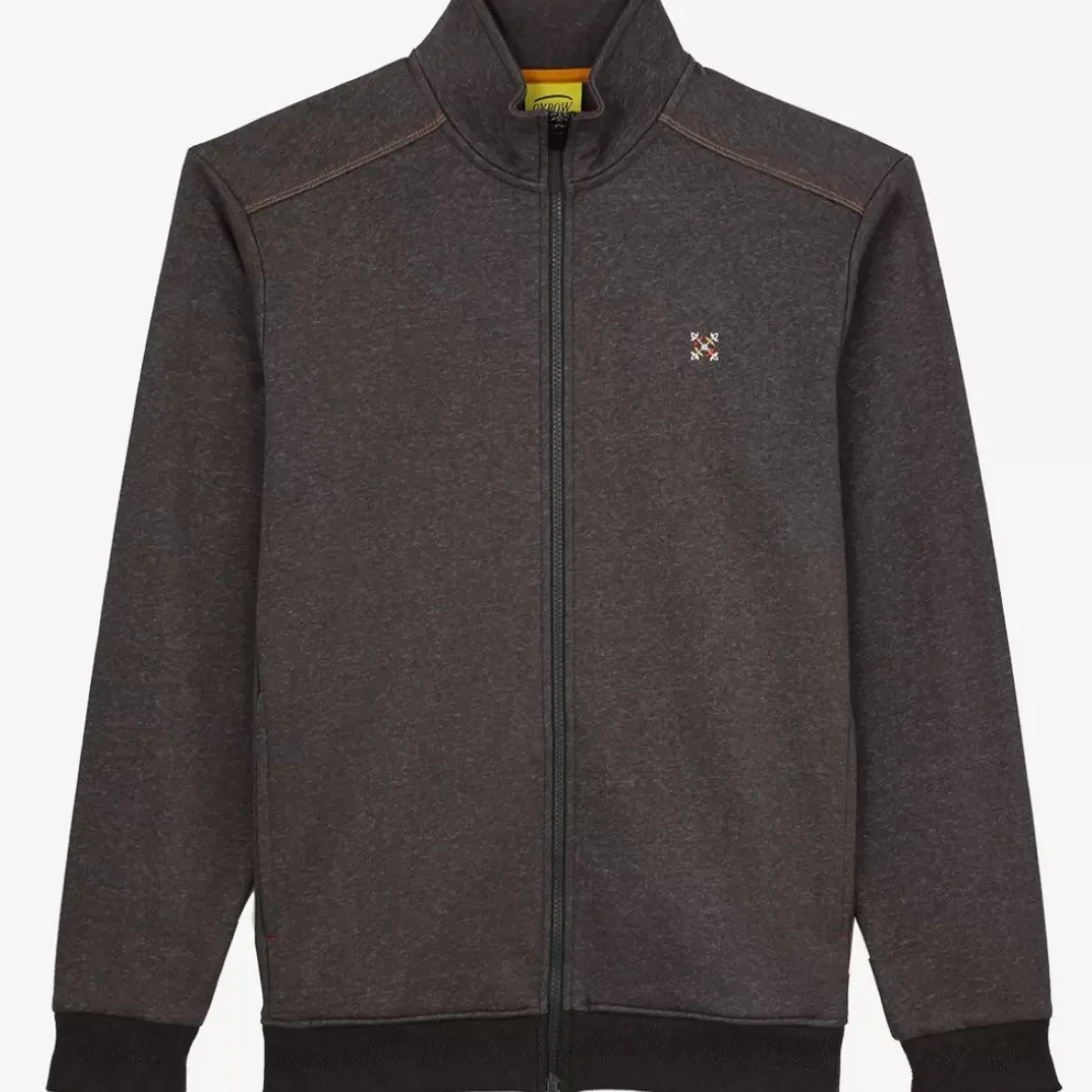 OXBOW Essentials|Sweatshirt-Sweatshirt SAKOP - Anthracite Chiné Heather Anthracite