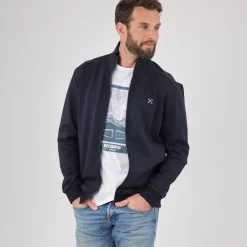 OXBOW Essentials|Sweatshirt-Sweatshirt SAKOP - Deep Marine Chiné Heather Deep Marine