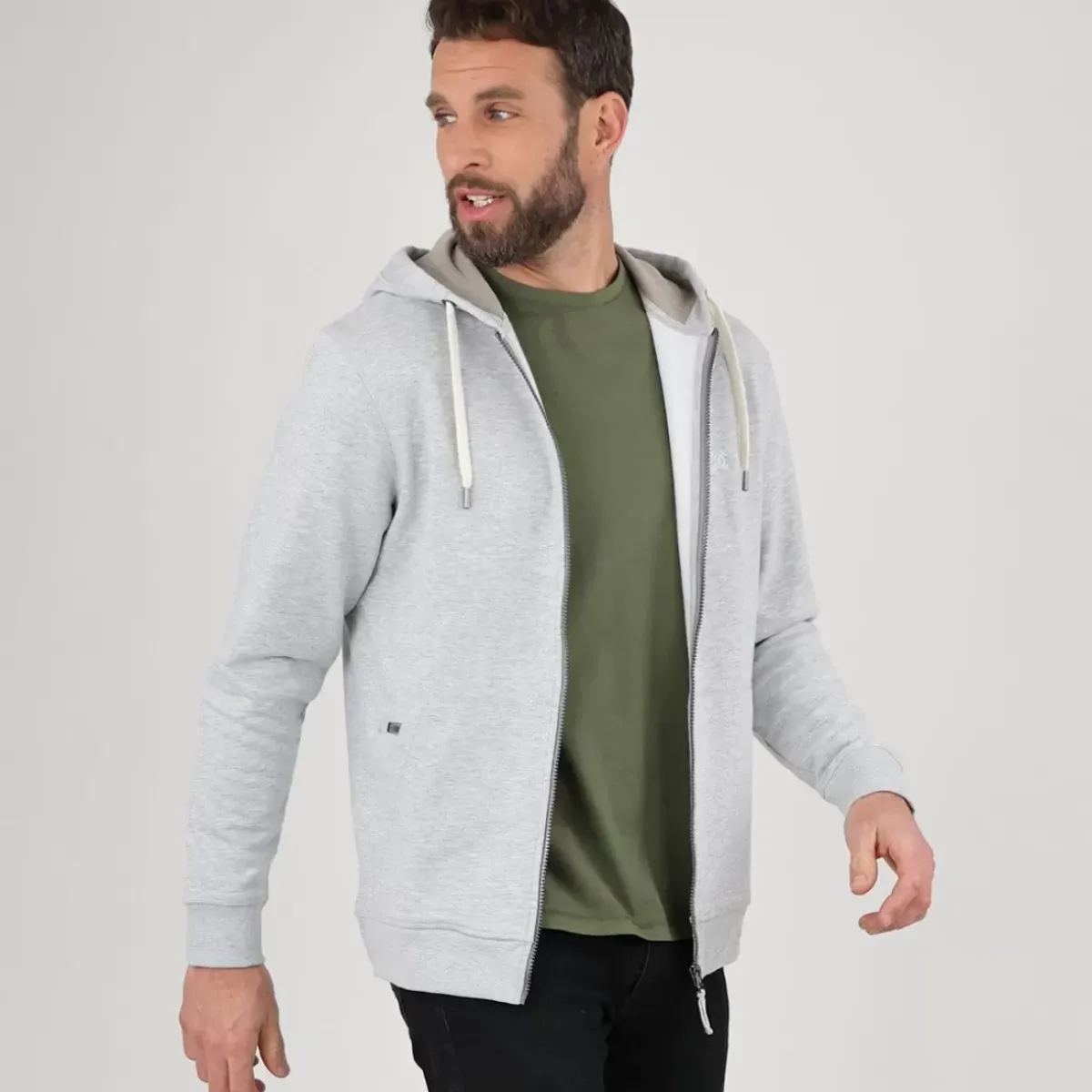 OXBOW Sweatshirt|Clothing-Sweatshirt SALET - Heather Grey