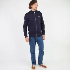 OXBOW Essentials|Sweatshirt-Sweatshirt SALTCOATS - Deep Marine Chiné Heather Deep Marine