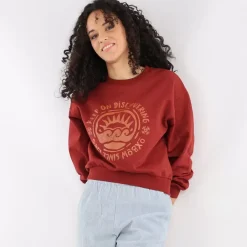 OXBOW Sweatshirt-Sweatshirt SARDINI - Grenat