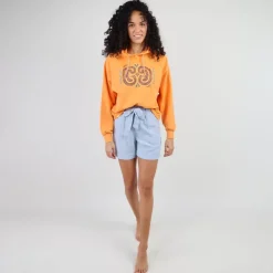 OXBOW Sweatshirt|Clothing-Sweatshirt SARGAS - Tangerine