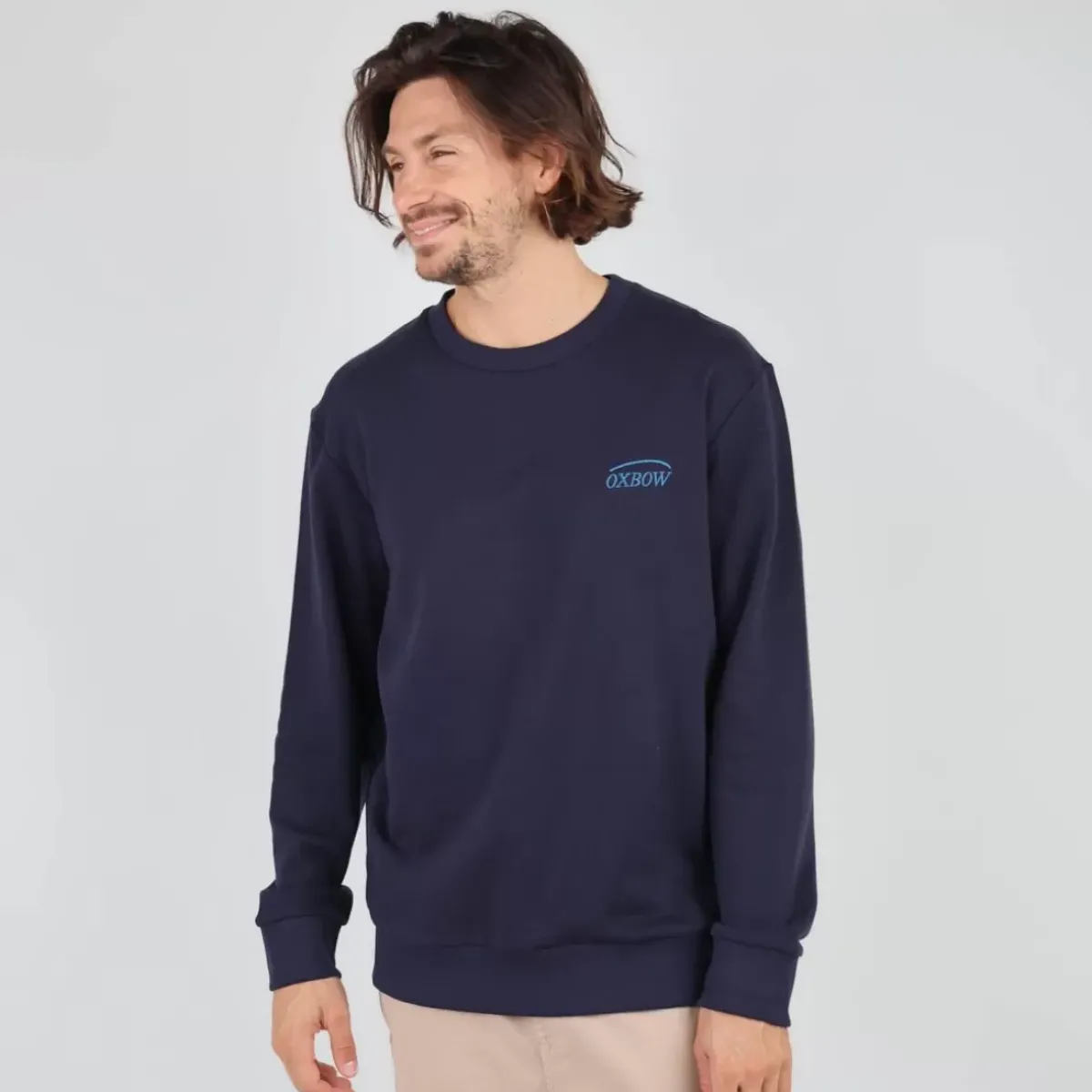 OXBOW Essentials|Sweatshirt-Sweatshirt SERONI - Deep Marine