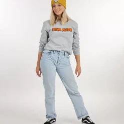 OXBOW Sweatshirt-Sweatshirt SHEEKY - Gris Chiné Moyen Mid Heather Grey